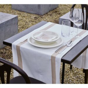 Linge de table Restauration coton style Bistrot BLANC1420®