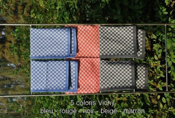 linge de table professionnel bistrot 100% coton 5 coloris BLANC 1420®