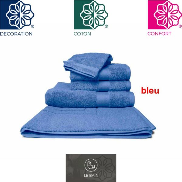 linge éponge couleur professionnel hôtellerie bleu BLANC1420®