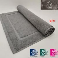 tapis de bain hotel gris 50x80 cm 850 g